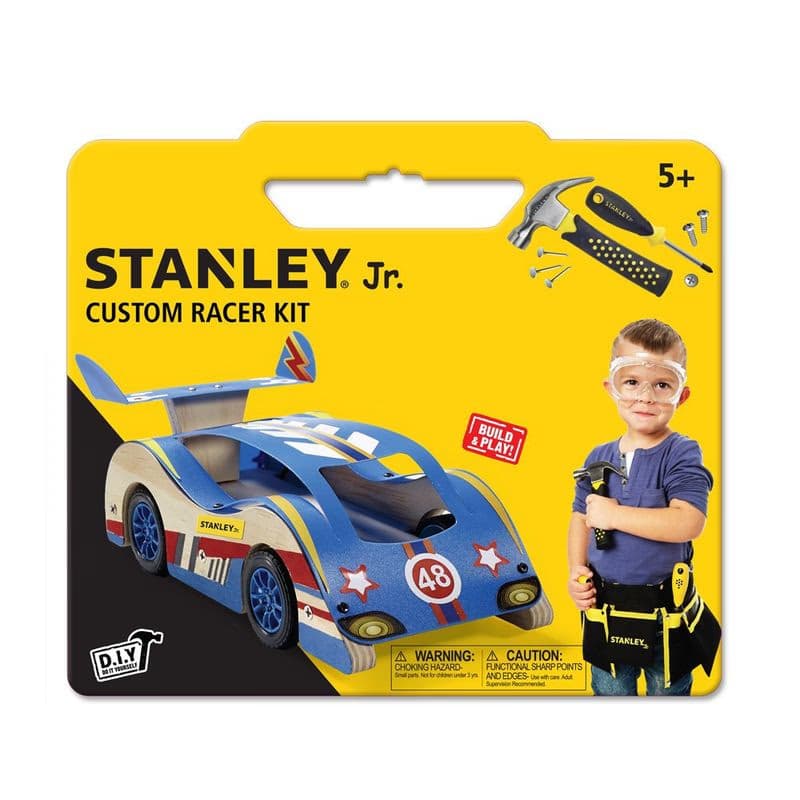 Stanley Jr. OK004-SY Stavebnice, závodné auto, drevo 3
