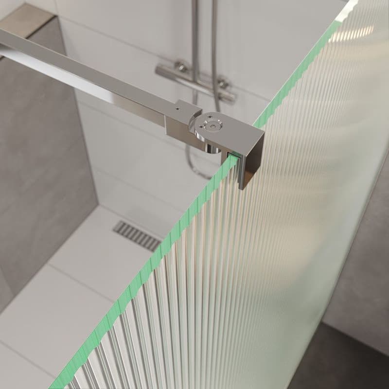 Mereo Sprchová stena WALK IN, Novea, 100x200 cm, chróm ALU, sklo Line CK10603HL 3