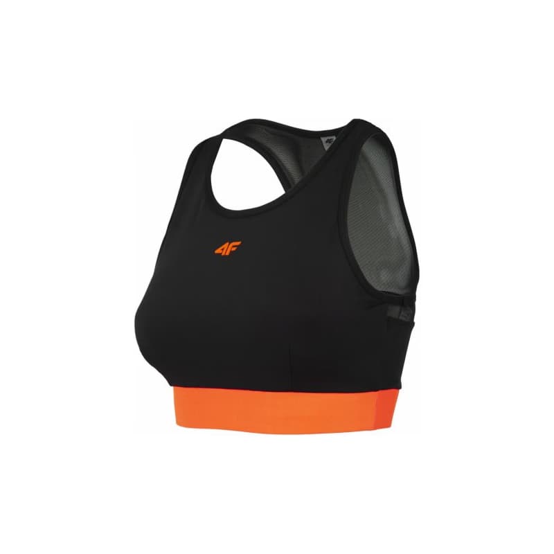 Dámska tréningová športová podprsenka 4F SPORTS BRA-H4Z20-STAD011-70S-ORANGE