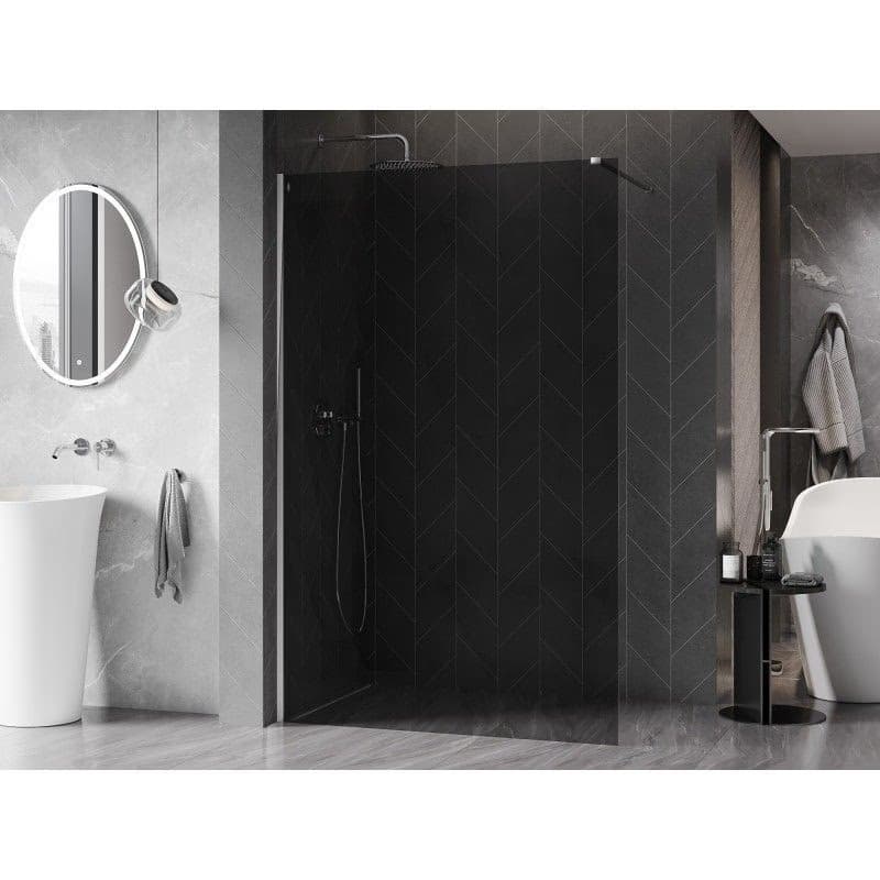 MEXEN/S - Kyoto-X Sprchová zástena WALK-IN 60 x 200, grafit 10 mm, chróm 800-060-101-01-40-X 4