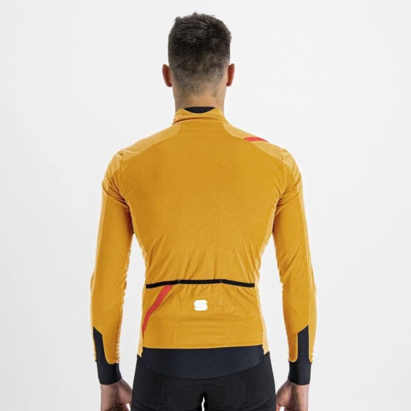 Pánska cyklistická bunda SPORTFUL Fiandre light no rain jacket, dark gold 3