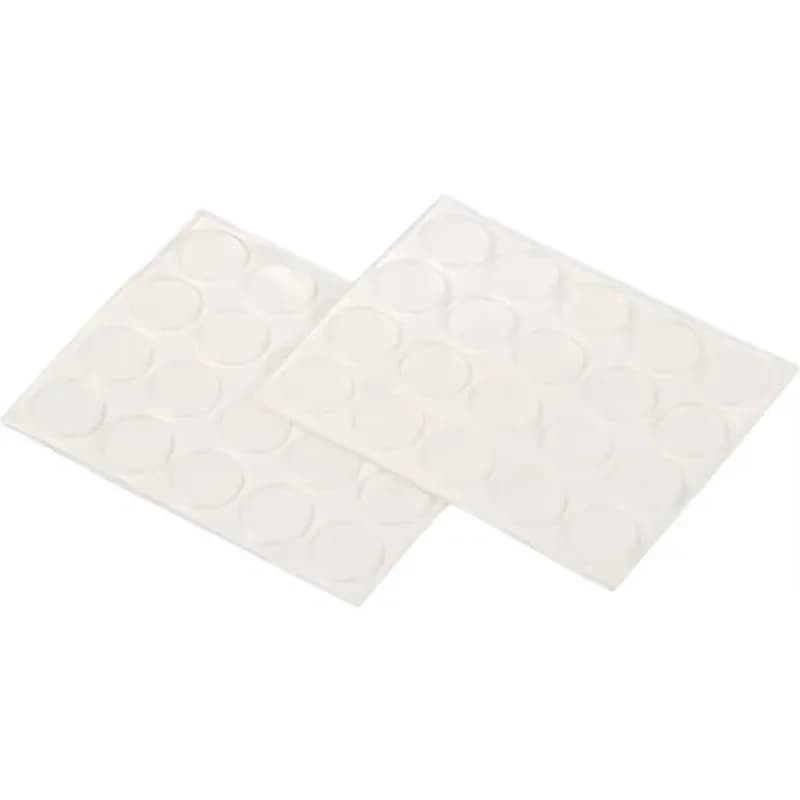 Priehľadné tlmiace dorazy, výška 1 mm, priemer 10 mm 40 ks 1