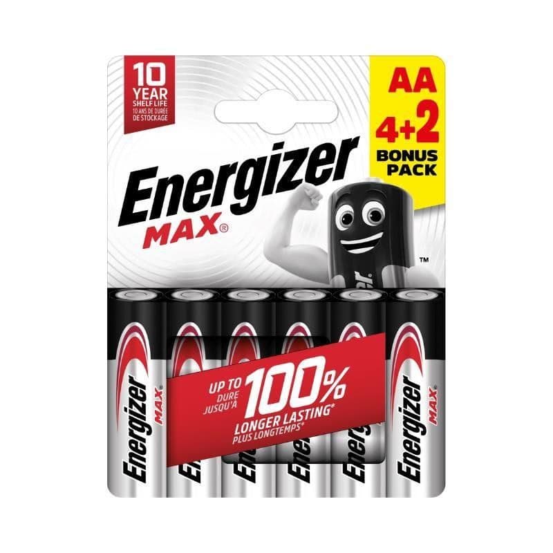 Energizer LR6/6 Max AA 6 pack 1