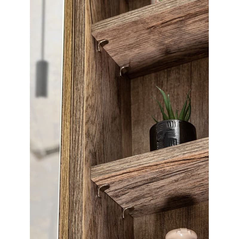 ArtCom Regál do kúpeľne SANTA FE Oak 83-01 4