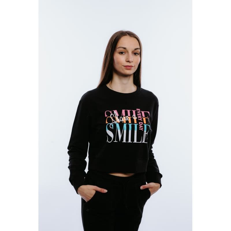 Dámska mikina AUTHORITY S-SMILE black 2