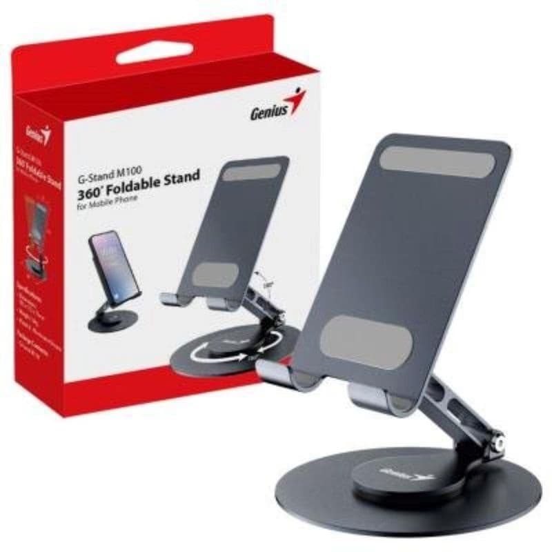 GENIUS stojan na notebook G-Stand M100, tablet a telefón, 4-10", skladacia, čierna 3