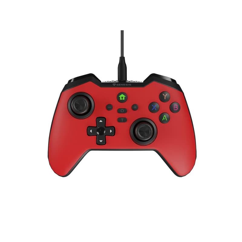Drôtový gamepad Genesis MANGAN 300, pre PC/Switch/Mobil, červený 1