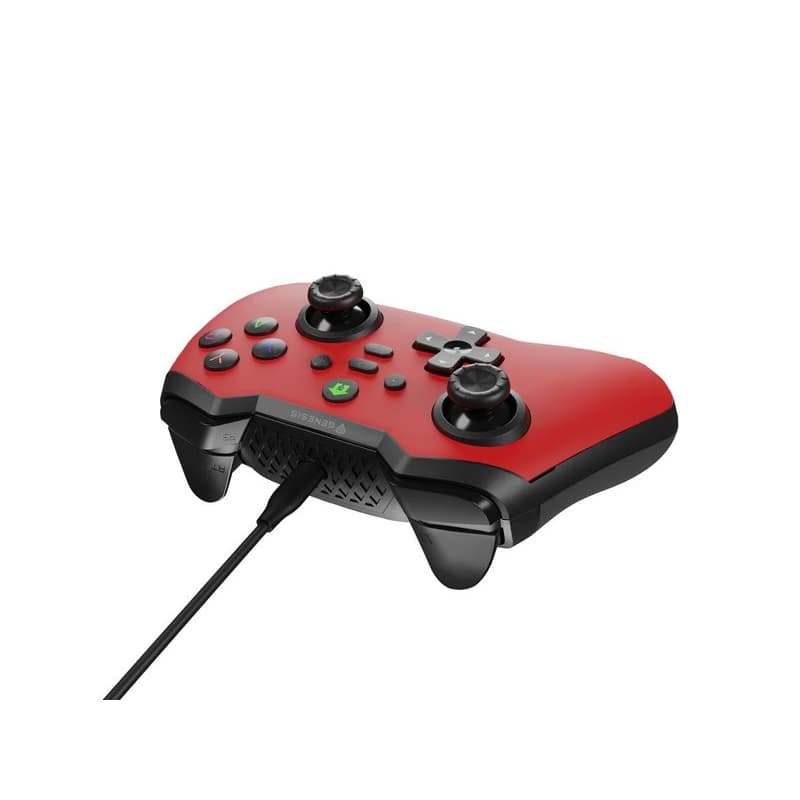 Drôtový gamepad Genesis MANGAN 300, pre PC/Switch/Mobil, červený 3