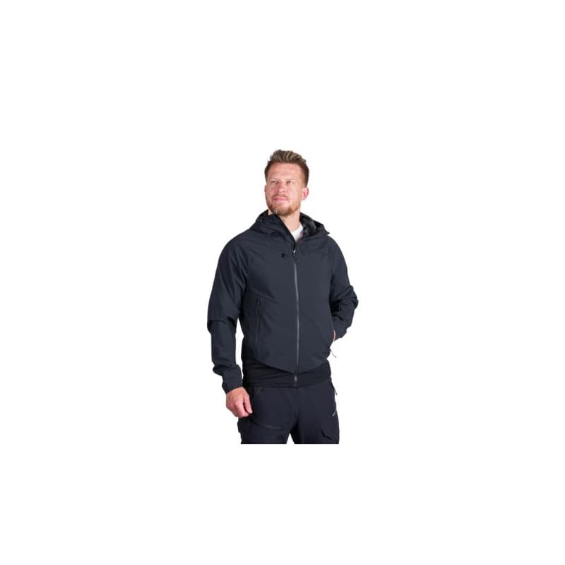 Pánska turistická softshellová bunda NORTHFINDER CIRO-269black 1