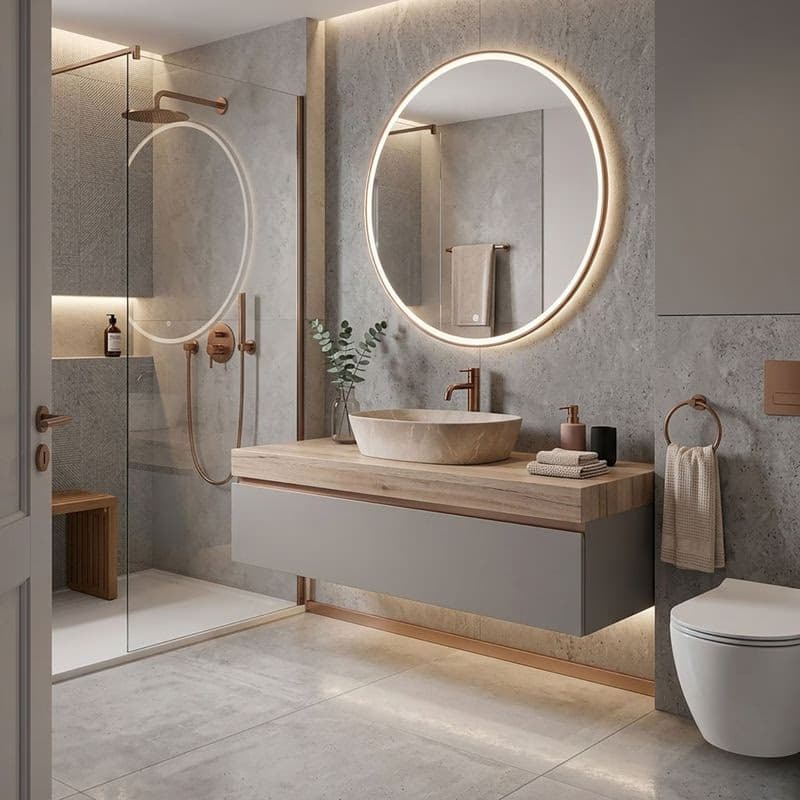 REA - Umývadlo na dosku Freja Beige 51x39,5 REA-U6647 4