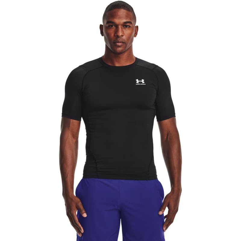 Pánske kompresné tričko s krátkym rukávom UNDER ARMOUR UA HG Armour Comp SS-BLK 2