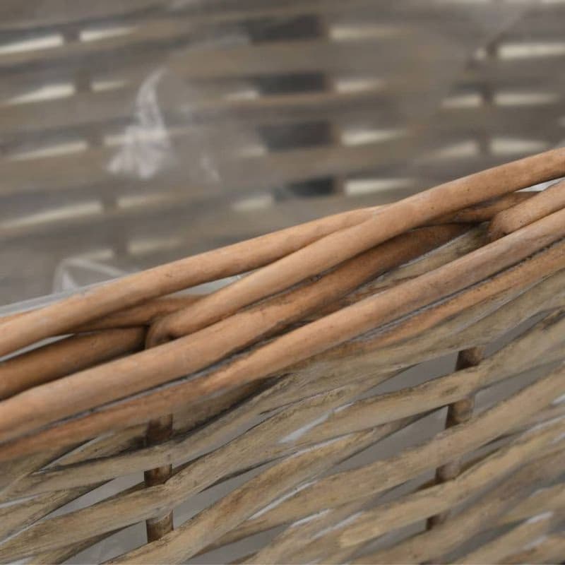 Truhlík na balkón prútený 40 cm 2 ks Dekorhome 2