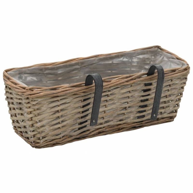 Truhlík na balkón prútený 40 cm 2 ks Dekorhome 5