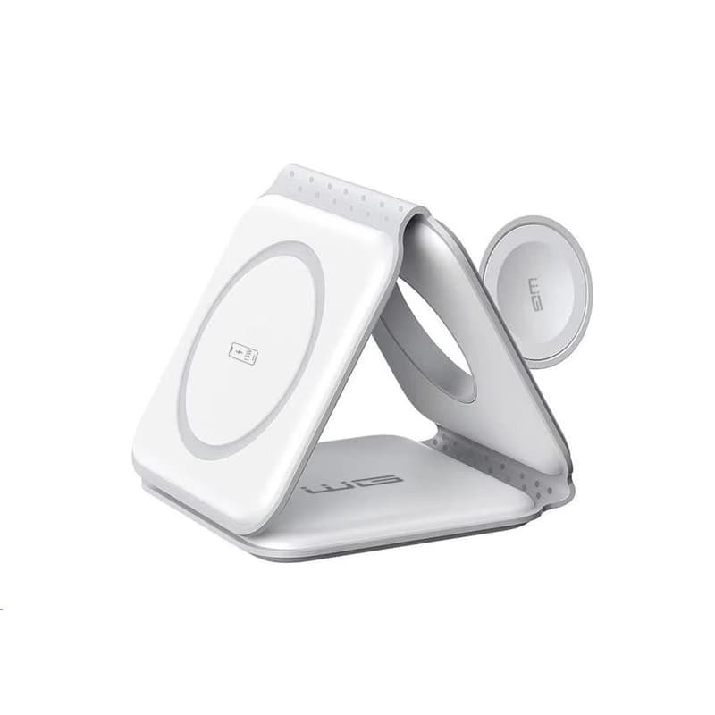 WG - Bezdrôtová nabíjačka WGMaxFlex 3in1 / Skladacia / 15W+5W+2.5W / WG 42 / white 2