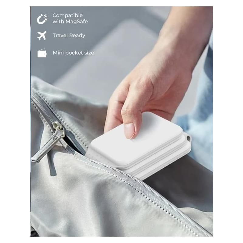 WG - Bezdrôtová nabíjačka WGMaxFlex 3in1 / Skladacia / 15W+5W+2.5W / WG 42 / white 3