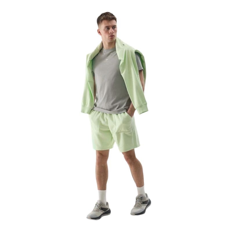Pánske teplákové kraťasy 4F SHORTS CAS-WSS24TSHOM330-42S-LIGHT GREEN 3