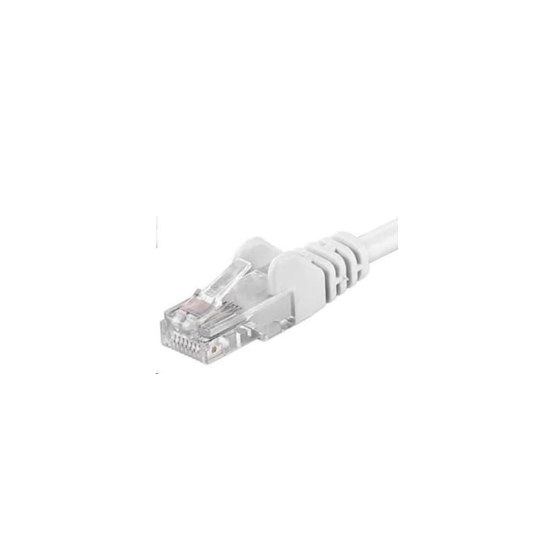 PREMIUMCORD Patch kábel UTP RJ45-RJ45 CAT5e 3m biela