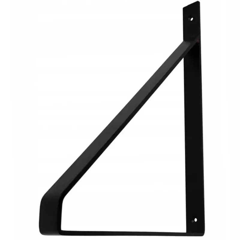 Podpera police GINO 30x22cm, matná čierna 1