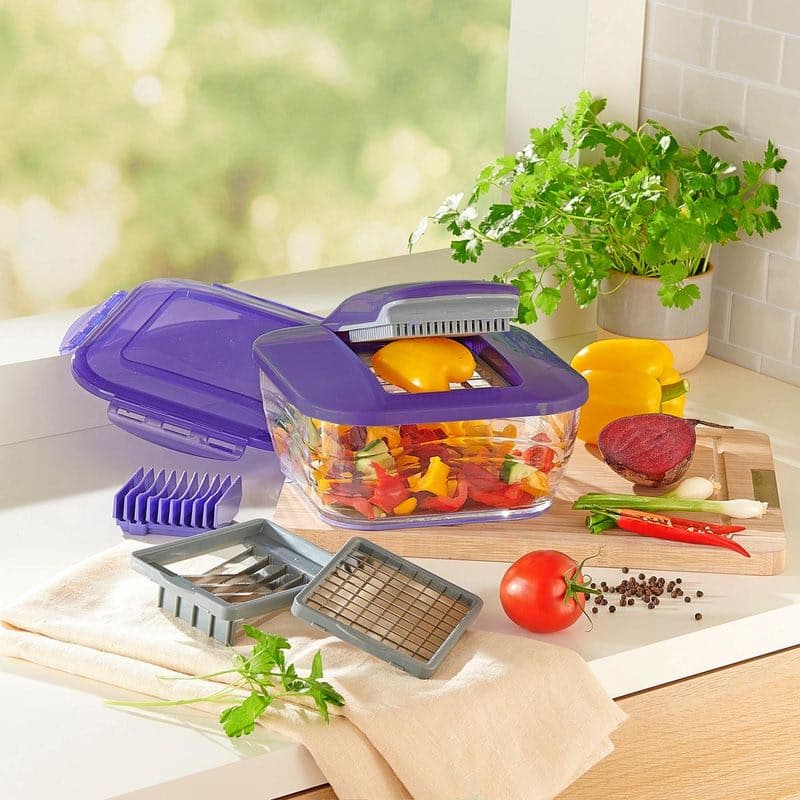 Multifunkčný krájač Nicer Dicer Chef, 9-dielna sada
