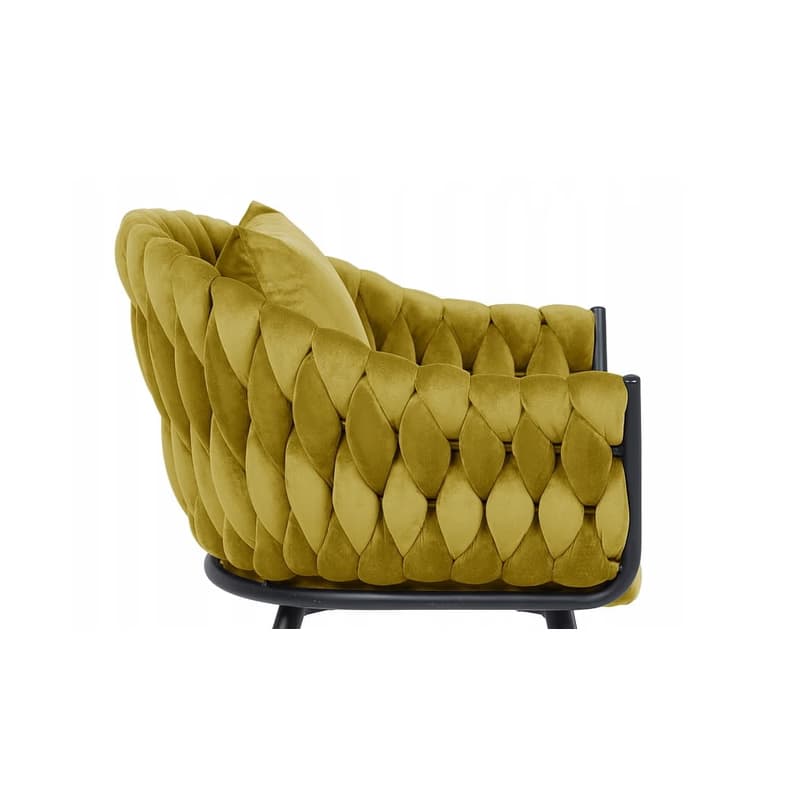 Signal Kreslo NUVO Velvet Farba: Curry / Bluvel 68 3