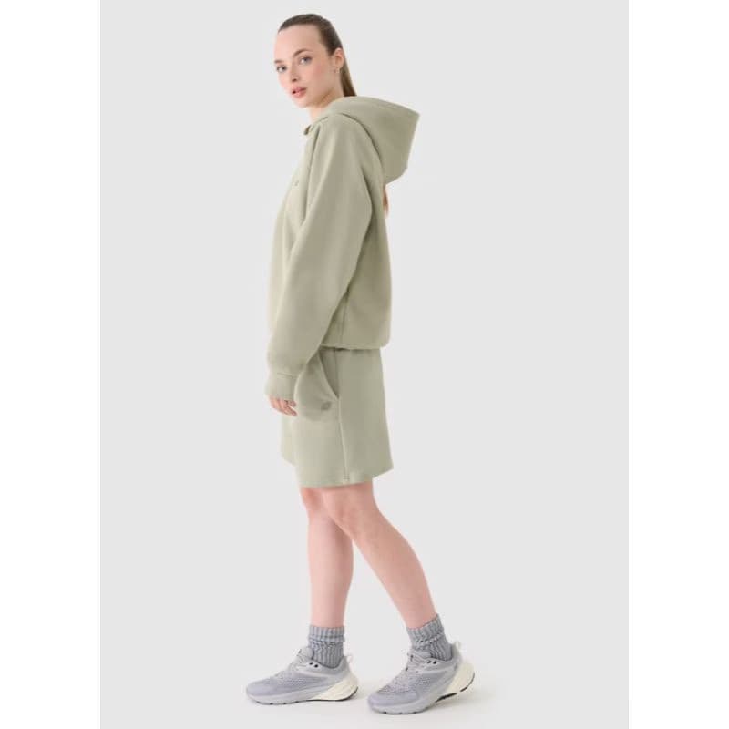 Teplákové kraťasy 4F SHORTS CAS U544-44S-OLIVE 5