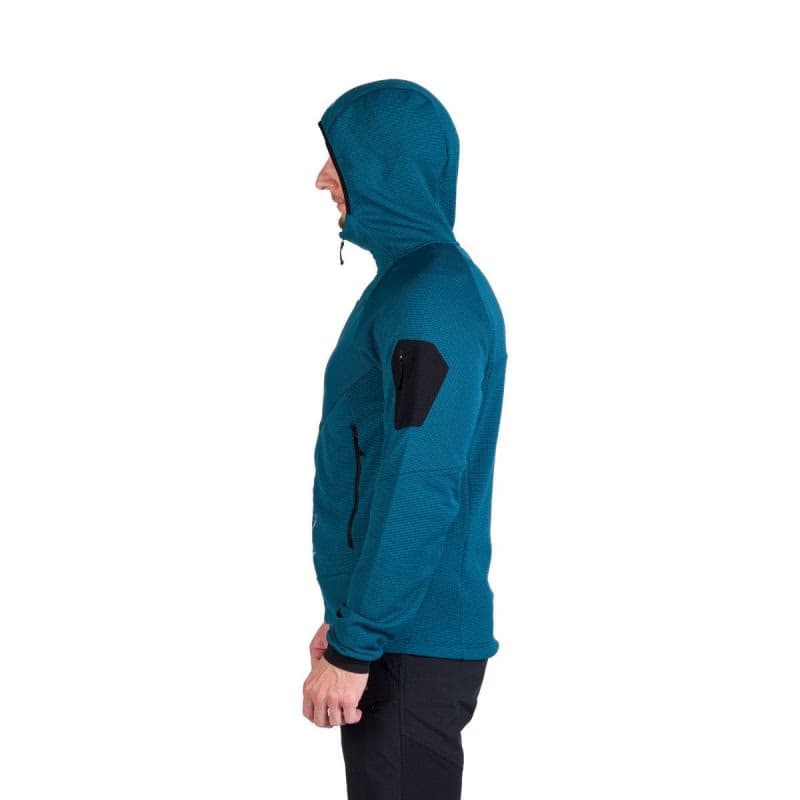 Pánska turistická mikina so zipsom NORTHFINDER GIOELE-630inkblueblack 4