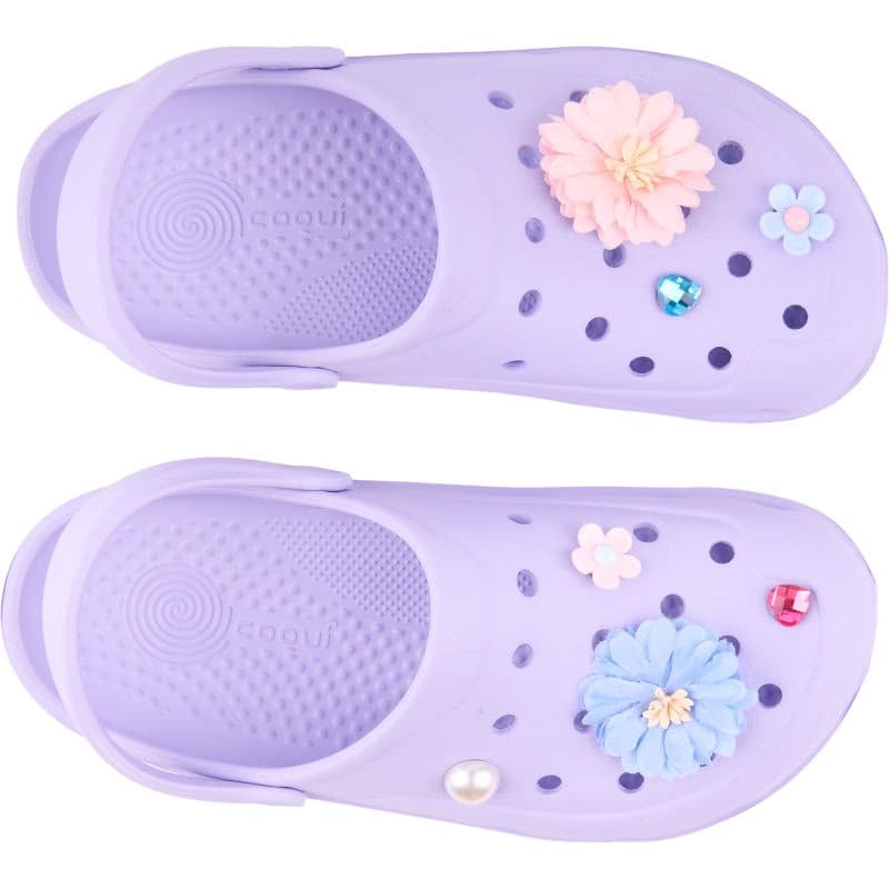 Dámske kroksy (rekreačná obuv) COQUI Cody light lila white 3