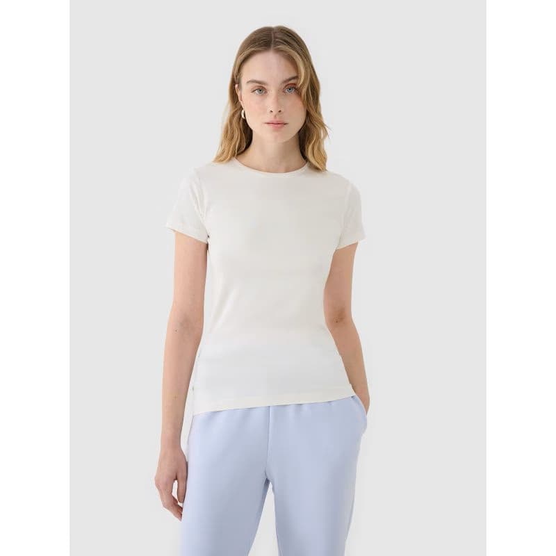 Dámske tričko s krátkym rukávom 4F TSHIRT F1995-11S-OFF WHITE 2