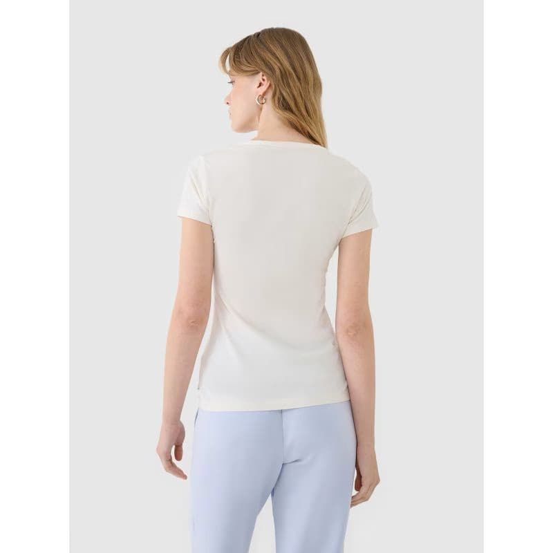 Dámske tričko s krátkym rukávom 4F TSHIRT F1995-11S-OFF WHITE 3