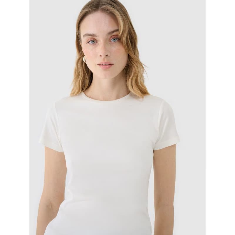 Dámske tričko s krátkym rukávom 4F TSHIRT F1995-11S-OFF WHITE 6