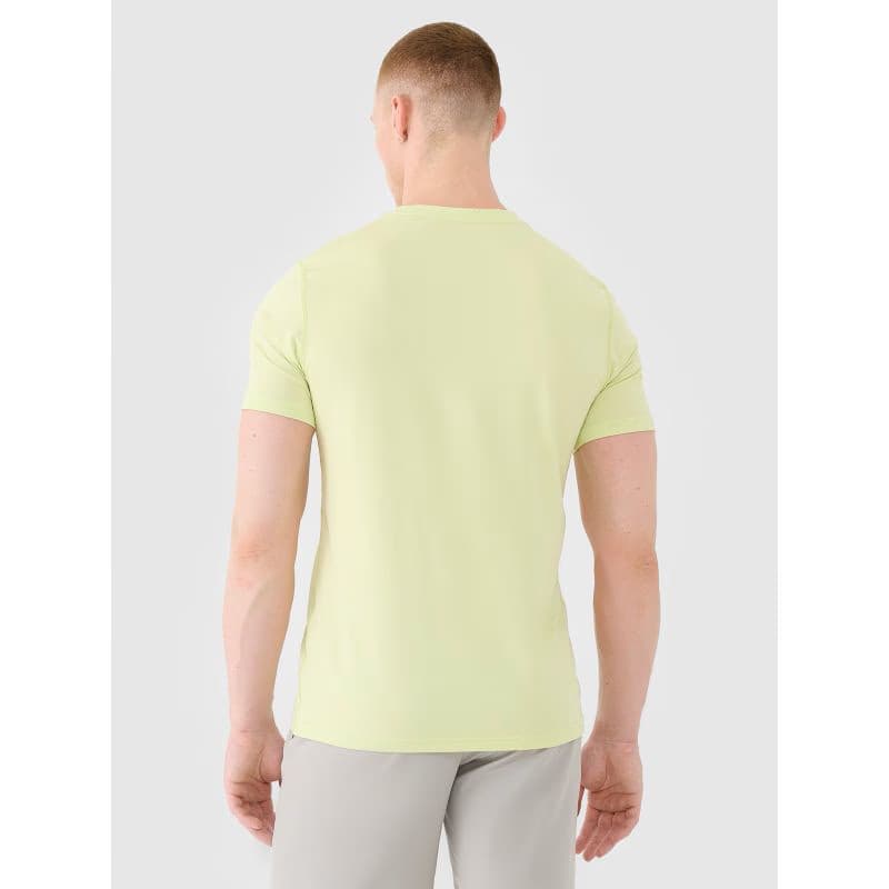 Pánske tréningové tričko s krátkym rukávom 4F TSHIRT FNK M1343-45S-CANARY GREEN 3