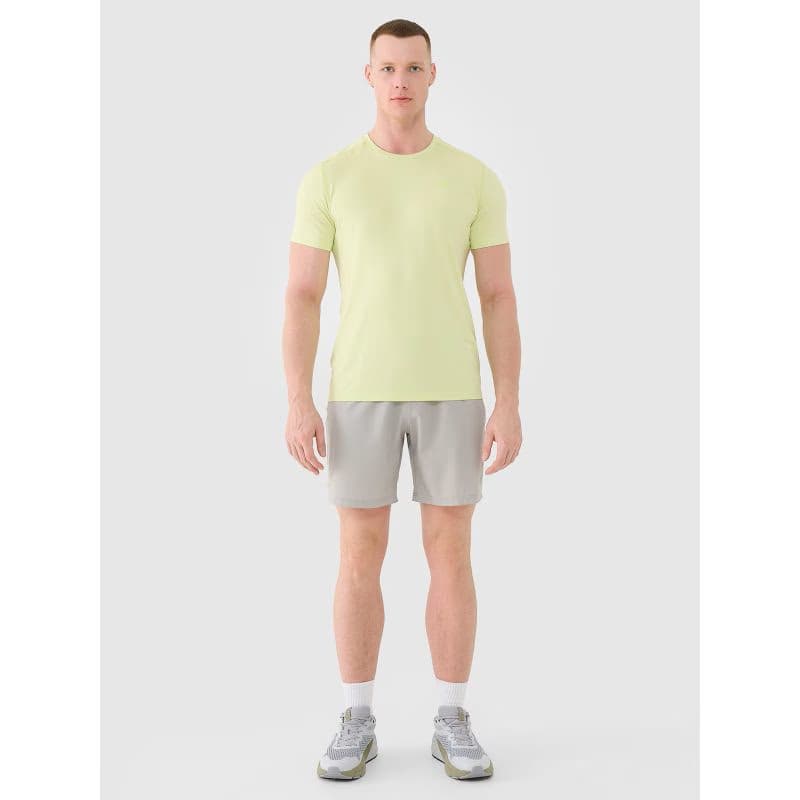 Pánske tréningové tričko s krátkym rukávom 4F TSHIRT FNK M1343-45S-CANARY GREEN 4