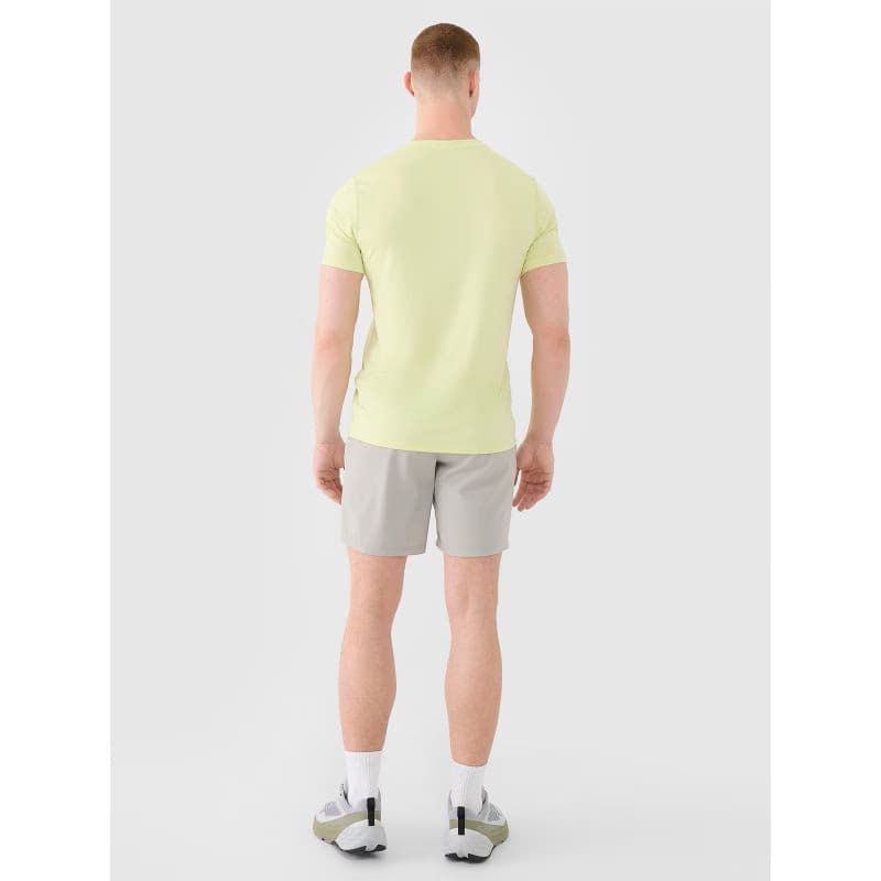 Pánske tréningové tričko s krátkym rukávom 4F TSHIRT FNK M1343-45S-CANARY GREEN 6