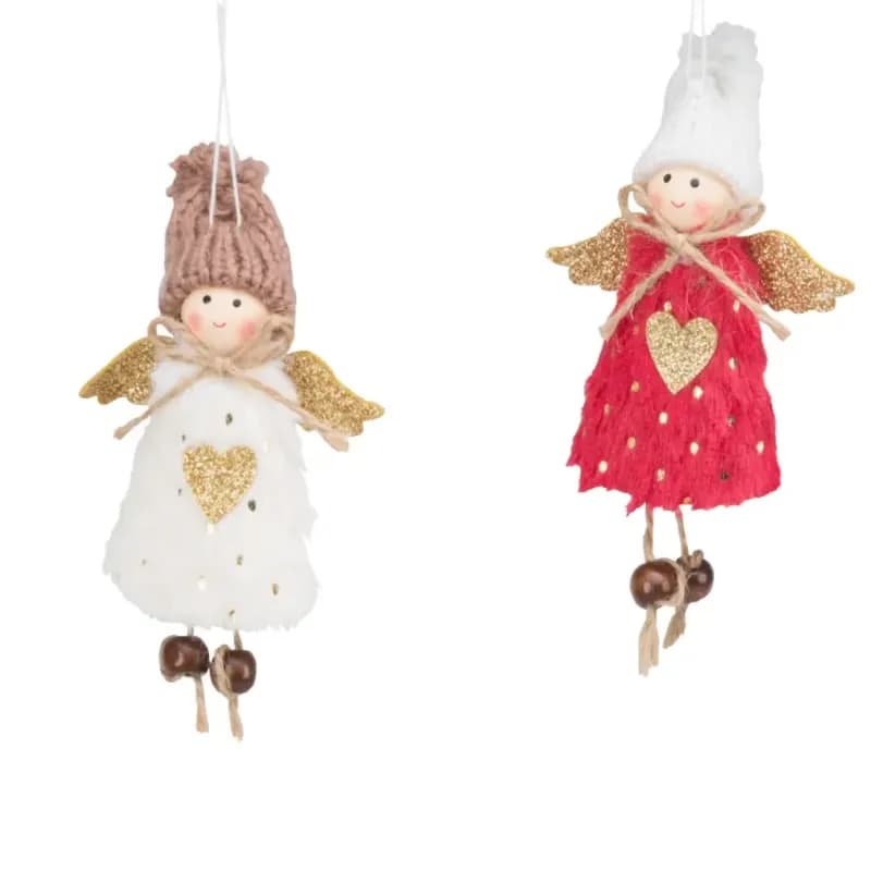 Závesná dekorácia anjel 12 cm 2 ks Mix 39949 1