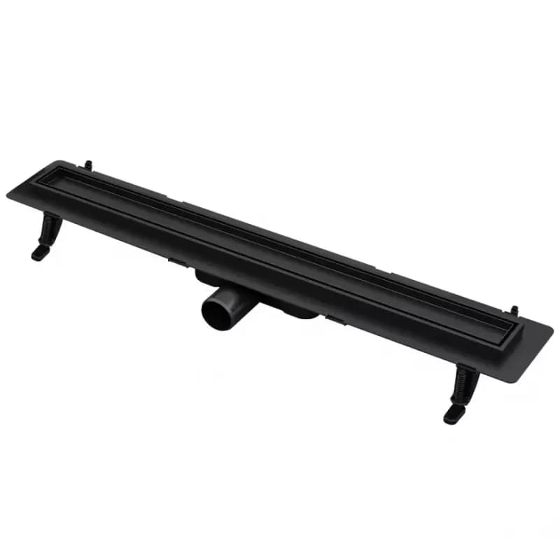 Odtokový žľab Duplex čierna Inox 700 1
