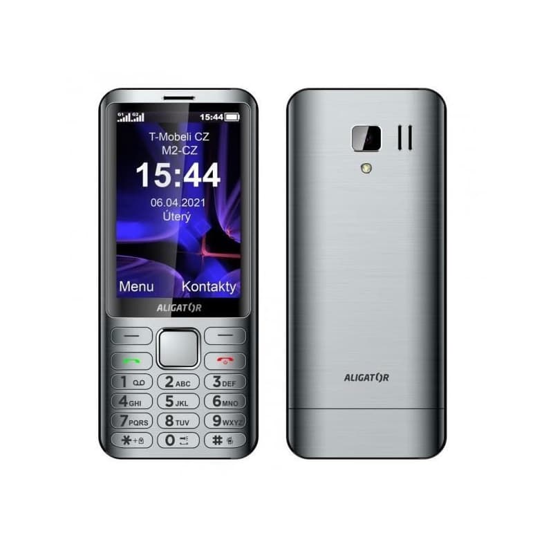Aligator D950 Dual SIM, strieborná 1