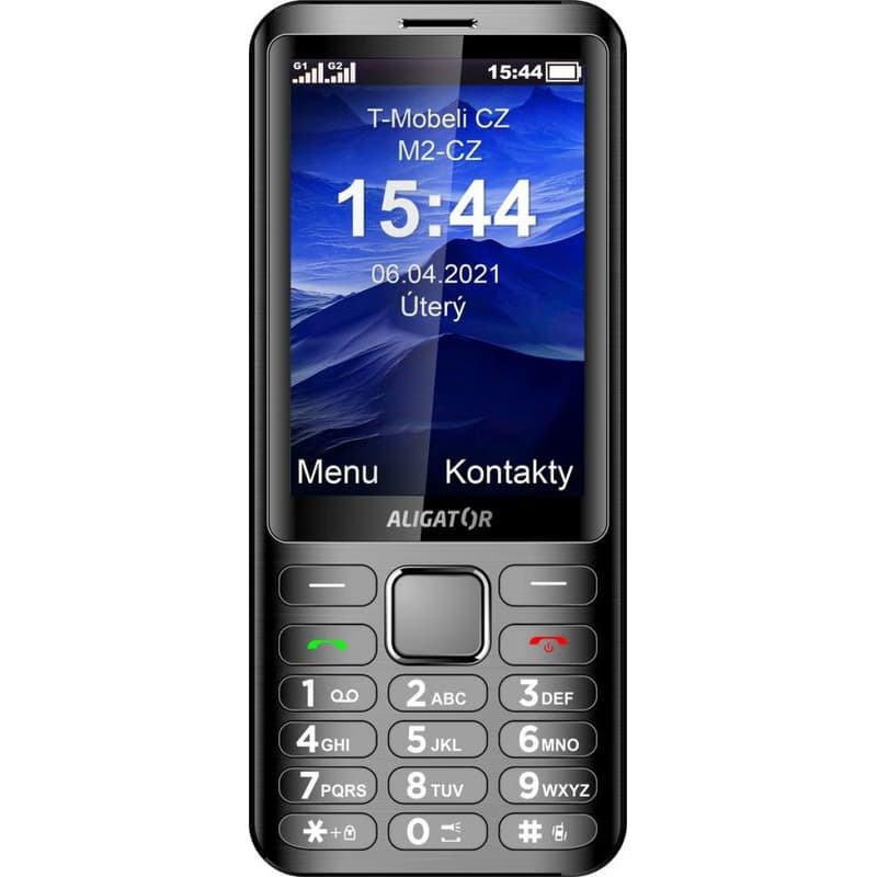 Aligator D950 Dual SIM, strieborná 2