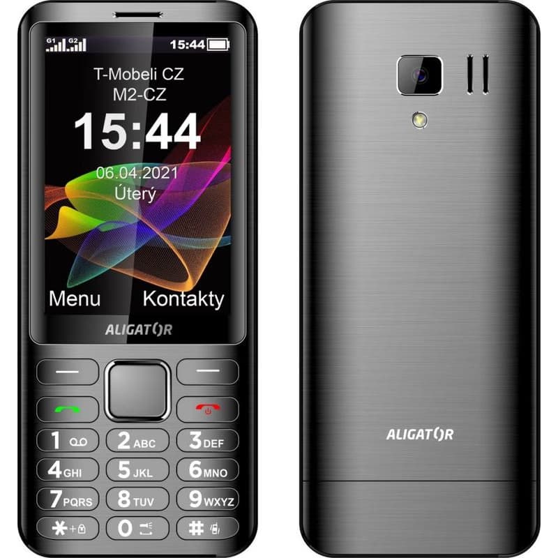 Aligator D950 Dual SIM, strieborná 4