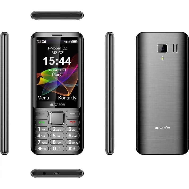 Aligator D950 Dual SIM, strieborná 5