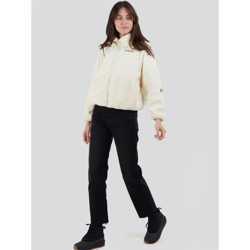 Dámska mikina so zipsom FUNDANGO Sansa Hybrid Jacket-150-butter 4