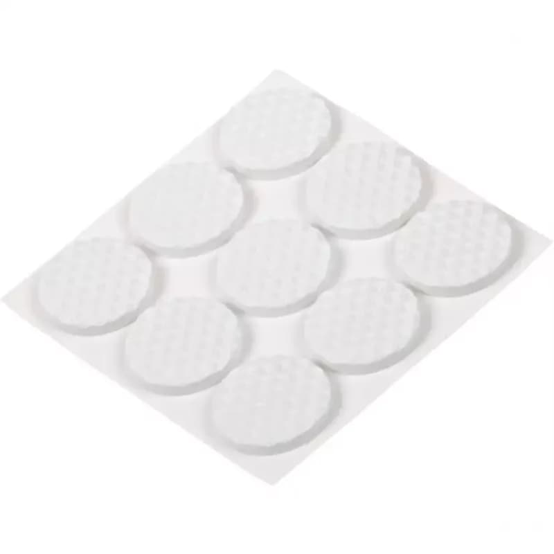 Podložky pod nábytok samolepiace  biele 21 mm 9 ks 1