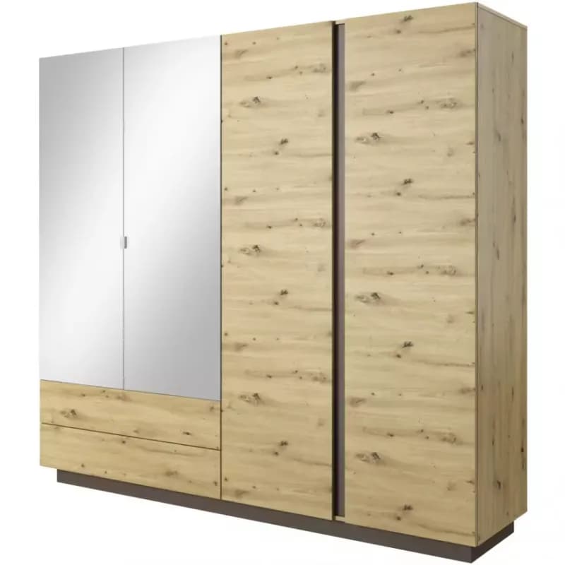 Skriňa 220 Arco dub artisan/grafit 1