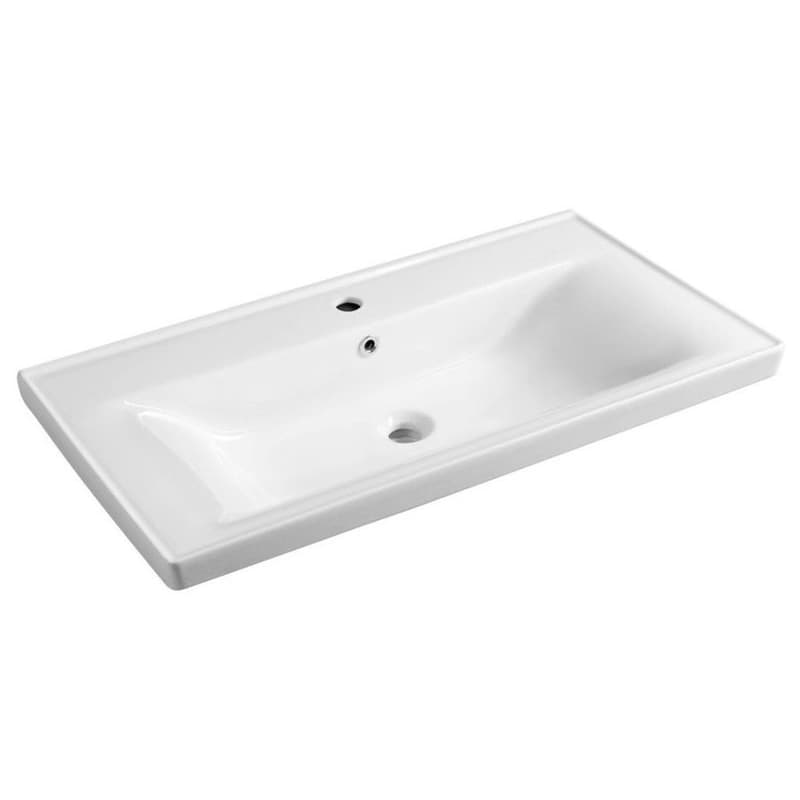 AQUALINE - SAVA 90 keramické umývadlo nábytkové 90x46cm, biela 2090 1