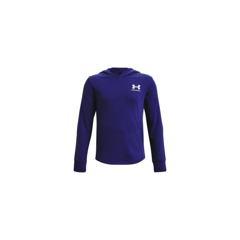 Chlapčenská mikina s kapucňou UNDER ARMOUR UA Rival Terry Hoodie-BLU 1