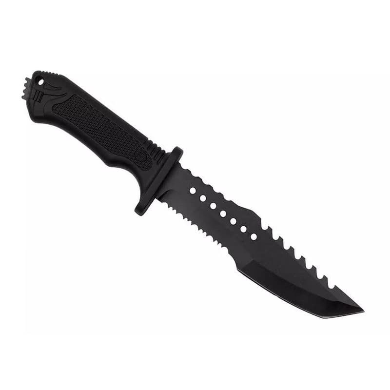 Vojenský survival nôž s kresadlom, 31 cm 3