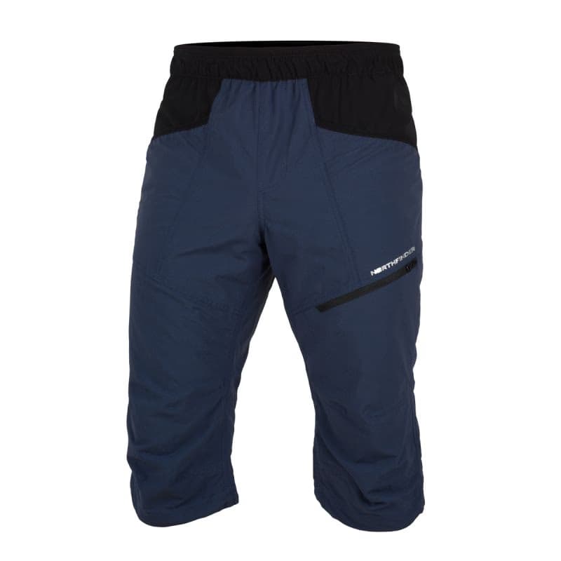 Pánske turistické 3 4 nohavice NORTHFINDER ARTUR-811darkblueblack 4
