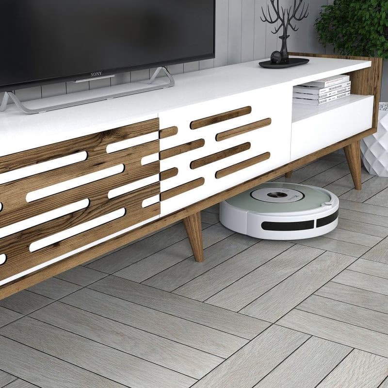 Living Room Furniture Set Valensiya - Walnut, White 5