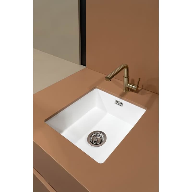 DEANTE DEANTE - Sabor biela - Keramický drez, 1 - bowl ZCB_A103 4