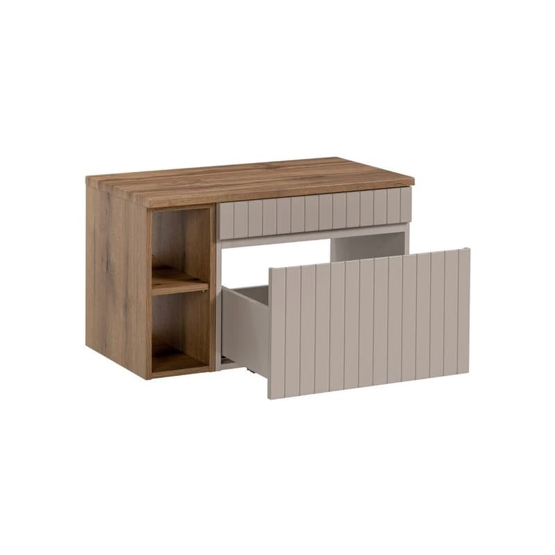 ArtCom Kúpeľňová skrinka s doskou ICONIC Cashmere D80/2 | 80 cm 2