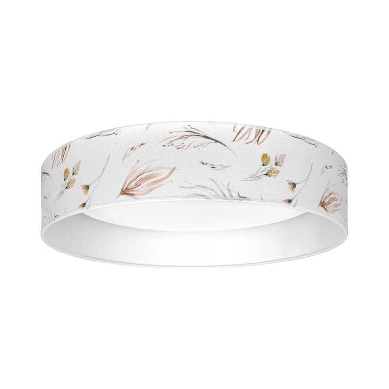 Brilagi-LED stmievateľné svietidlo VELVET SM. VARI 36W/230V 3000-6500K priemer 55 cm biela/kvetinový vzor + diaľkové ovládanie 8590828055518